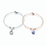 Adjustable Charm Hand Bracelet Set for Women (2 Pieces)